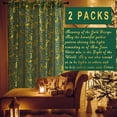thumbnail image 3 of Sunyuer Christmas Kitchen Curtains 45 Inch Length, Sheer Short Curtains for Windows, 3 of 9