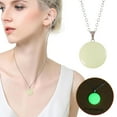 thumbnail image 3 of Giunmcul Festival Gift Luminous Fluorescent Crystal Necklaces In The Dark Crystal Pendant Necklaces Hexagonal Stone Chain Necklaces Christmas Present, 3 of 4