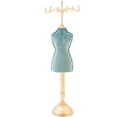 thumbnail image 1 of Rack Retro Jewelry Display Stand Exquisite Fashionable Peacock Blue Jewelry Rack Holder for Home Store, 1 of 5