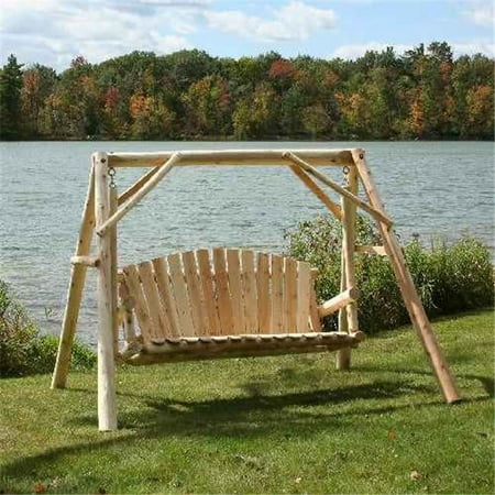 Lakeland Mills 5 ft. Cedar Log Yard Swing