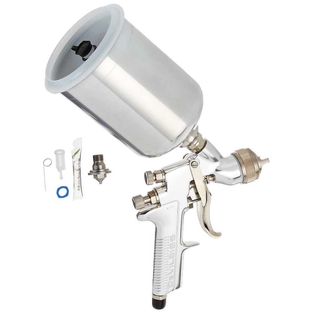 DeVilbiss PRI HVLP Gravity Feed Primer Gun with 1.4mm and 1.8mm Fluid