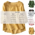 thumbnail image 3 of Tops for Women Plus Size Cotton Linen Fashion Embroidered Round-Neck Casual 3/4 Sleeve T-Shirts, 3 of 6