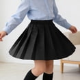 thumbnail image 7 of IFNWSV Girls Summer Skirt Short Length Elastic Waist Pleated Pattern Cotton Blend Skirt 9-10 Years, 7 of 7