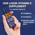 thumbnail image 4 of Dr. Berg Vitamin D3 K2 Liquid Drops 5000 IU with MCT Oil - Unflavored, 1 Fl Oz, 4 of 10