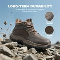 thumbnail image 5 of NORTIV 8 Men's Waterproof Winter Snow Boots Lightweight Hiking Casual Chukka Ankle Boots, 5 of 10