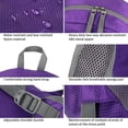 thumbnail image 4 of Mochila FENGDONG Ligera e Impermeável 35L de Nylon Roxa, 4 of 6