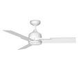 thumbnail image 2 of Kendal Lighting TRITON-44 44 in.  Ceiling Fan with LED Light Kit White, 2 of 4