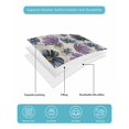 thumbnail image 5 of Purple Floral King Size Down Alternative Comforter, Lightweight Comforter Quilt Bedding Set with Pillow Shams Blue Wildflower Farmhouse Nature Plant All Seasons Bed Comforter Duvet Insert 96"x106", 5 of 7