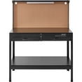 BENTISM Multifunctional Workbench 48x24" with Pegboard Worktable w