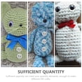 thumbnail image 3 of 100pcs Doll Alloy Sewing Buttons Doll Mini Two Holes Buttons Cartoon Buttons, 3 of 8