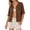 Coffee, variant on Lixiuxyad Women's Ribbed Knit Cardigan Short Sleeve Open-Front Button-Up Summer Knit Tops,Brown