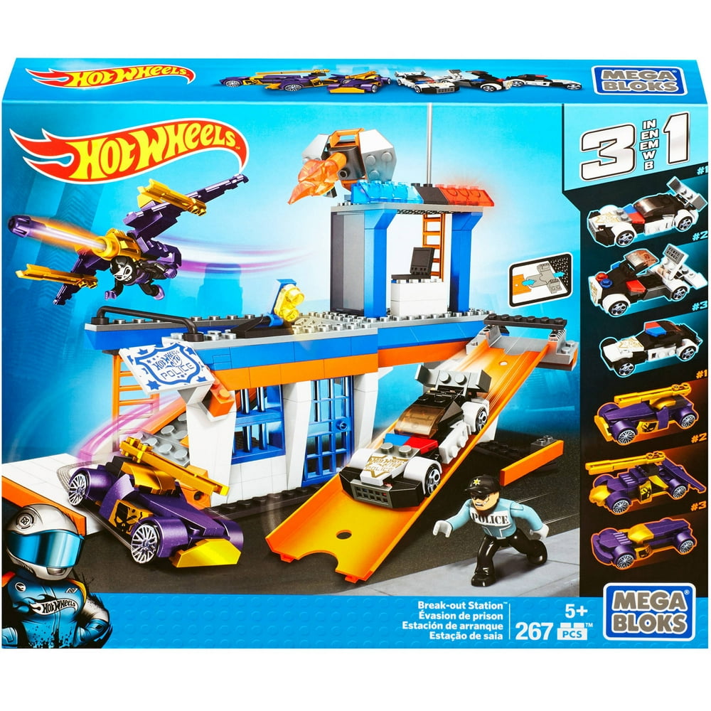 Mega Bloks Hot Wheels BreakOut Station