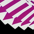 thumbnail image 4 of Uxcell 5 x 1.2" Etiqueta de flecha señalización direccional adhesiva removible, púrpura, 4 juegos / 20 paquetes, 4 of 6