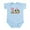 Sky Blue, variant on - Little Elf Christmas Body Suit - Baby Light Bodysuit, Size Newborn - 24 Months