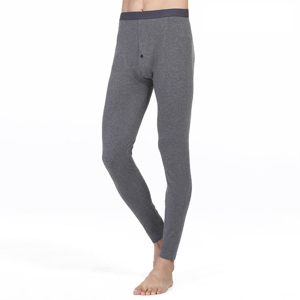 Minnieouse Calzoncillos largos, ropa interior térmica agradable a la piel, pantalones de buena elasticidad, calzoncillos finos sueltos, mallas exquisitas conjuntos de ropa Gris oscuro SG Minnieouse AP013766-04