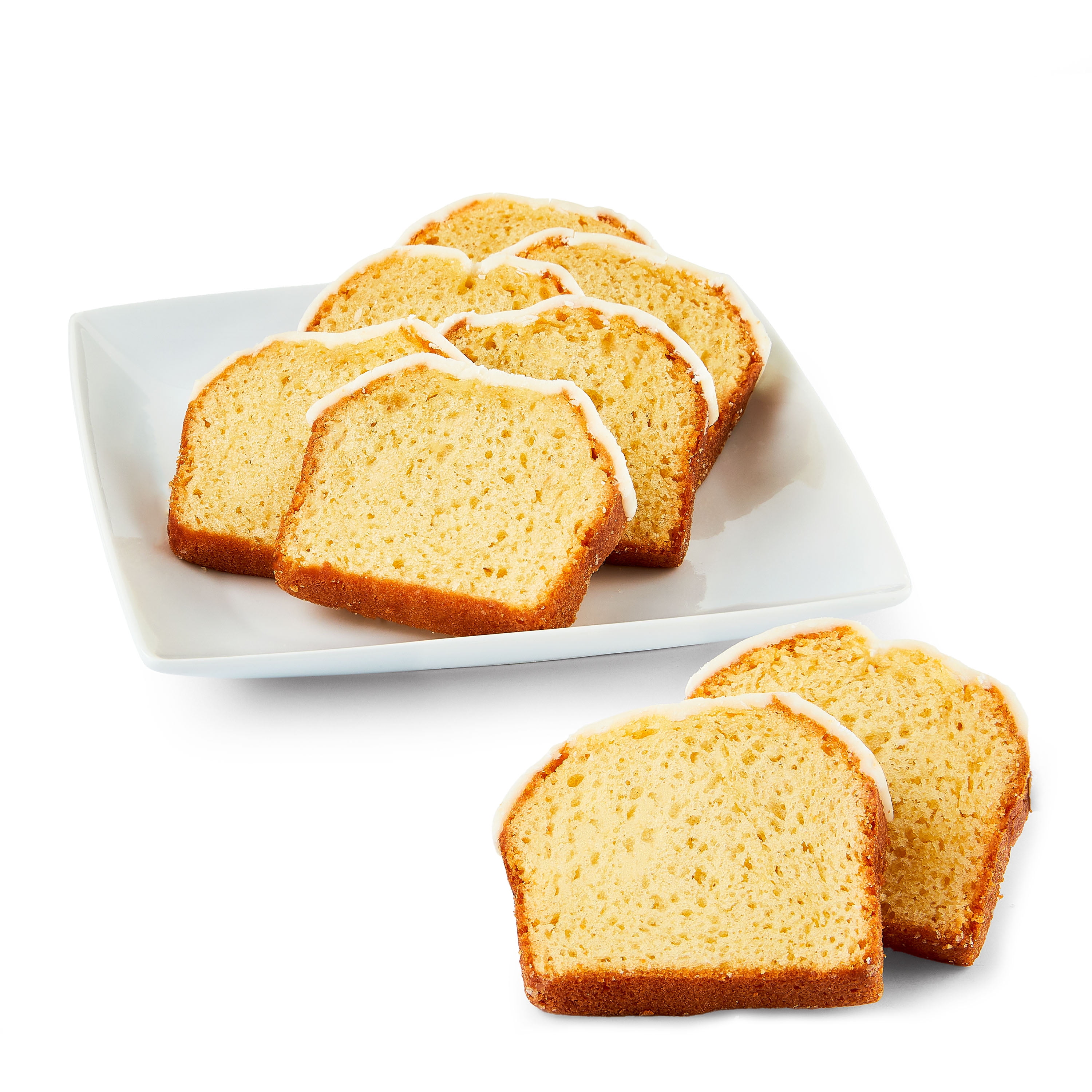 Marketside Iced Vanilla Sliced Cake, 14.1 oz, 8 Count