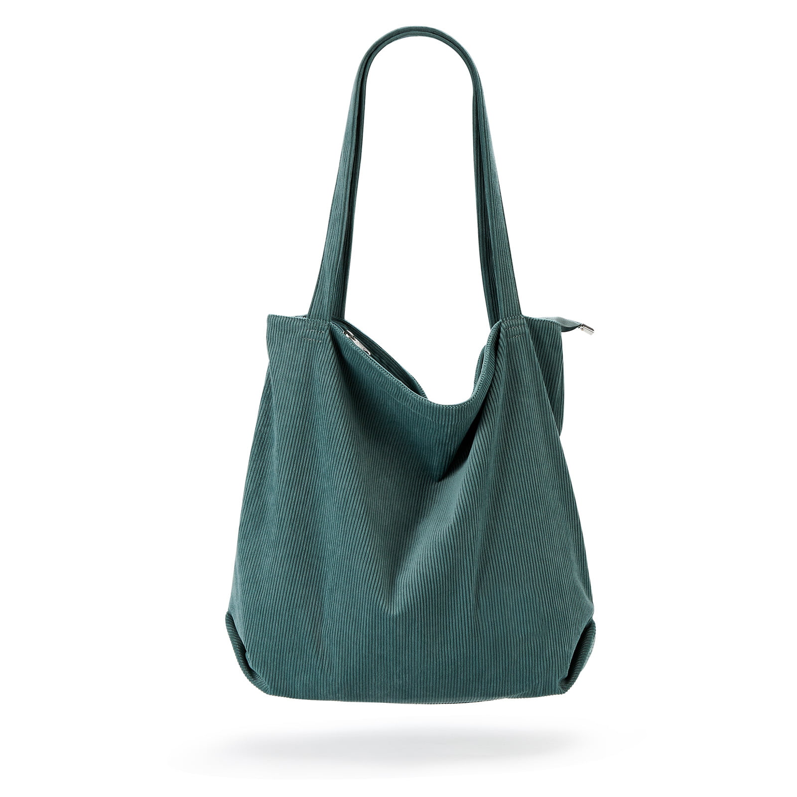 Fashionable Solid Color Large Capacity Tote Bag With Single Shoulder Strap