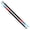 Black, Red, Blue, variant on Nieyigj Universal Car Sticker Three Colors Strip Style Racing Body Side Decal, Waterproof Vinyl Graphics Automotive Decor, 110.2 inches / 280 cm, Black Red Blue, 2 Pieces Set