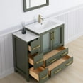 thumbnail image 6 of Vanity Art 42" Single Sink Freestanding Bathroom Vanity Set with Ceramic Top and Mirror, 6 of 9