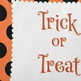thumbnail image 2 of 20" x 20" Simply Daisy Halloween Trick or Treat Dots Polyester Indoor/Outdoor Pillow, Traditional Orange Qty 1, 2 of 6