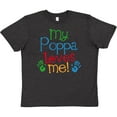 thumbnail image 3 of Inktastic My Poppa Loves Me Youth T-Shirt, 3 of 5