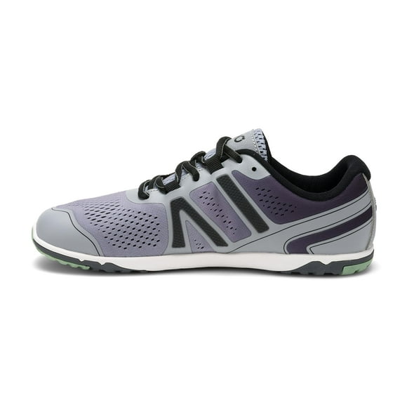 Xero Shoes Barefoot Running Shoes for Women | HFS II Women's Running Shoes | Minimalist, Zero Drop, Wide Toe Box Shoes for Women | Asphalt/Alloy, Size 7.5