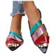 thumbnail image 3 of Bmisegm Ladies Flat Shoes Summer Fashion Beach Shoes Outer Wear Sandals Women Womens Sandals Summer Red 9, 3 of 6