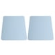 thumbnail image 4 of Alfombrilla de ratón de 2 uds., alfombrilla de escritorio impermeable de cuero de PVC de 2 lados, Protector de ratones para el hogar y la Oficina, 27x21cm (azul plateado), 4 of 8