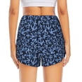 thumbnail image 2 of Lsque Anchors Ship Printed Women's Running Shorts with Liner Pockets,Elastic Quick Dry Workout Athletic Gym Yoga Shorts,Womens High Waist Shorts-X-Large, 2 of 9