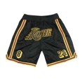 thumbnail image 1 of Bulls Retro Embroidered Drawstring Cropped Basketball Shorts Training Shorts, 1 of 3