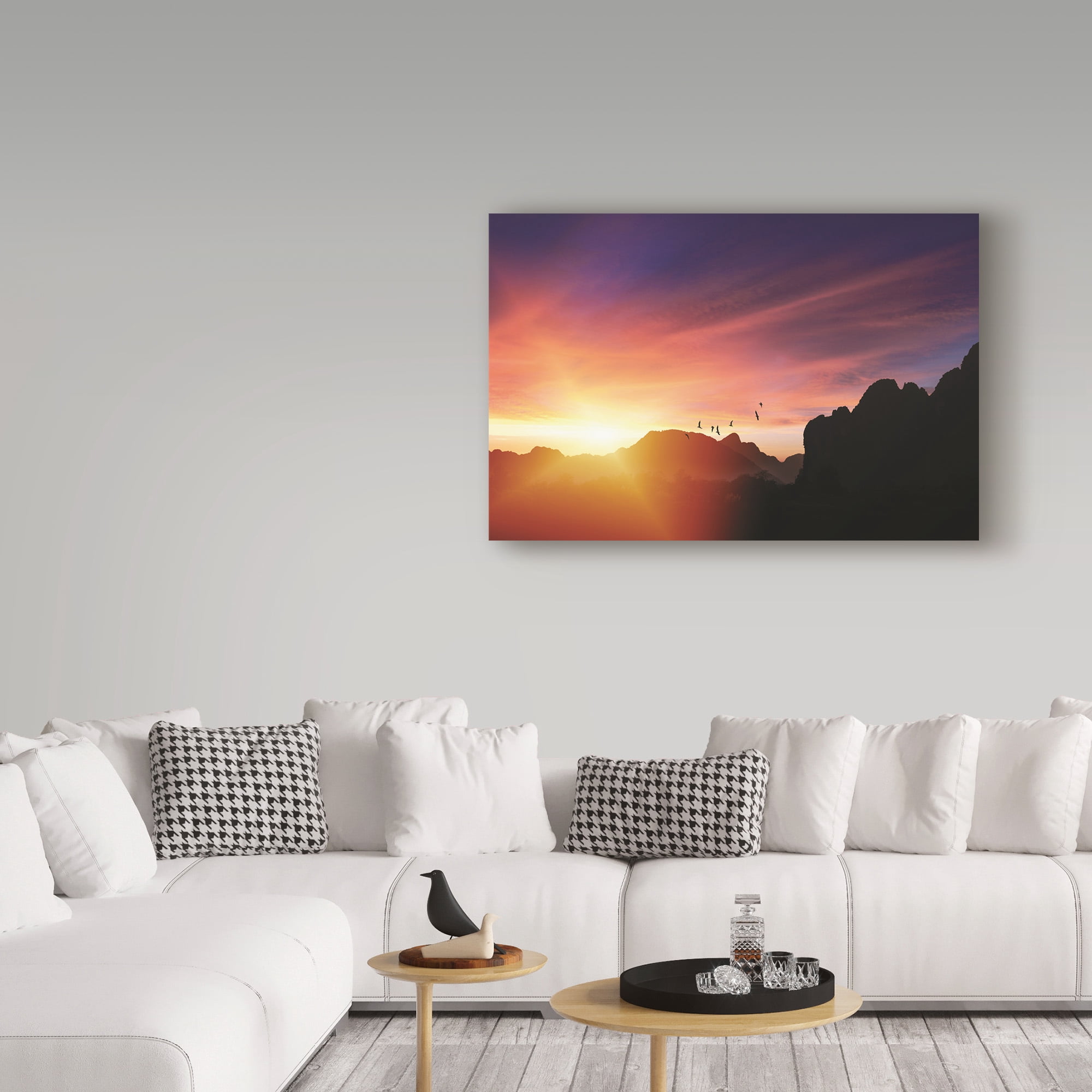 Trademark Fine Art 'At The Soundless Dawn' Canvas Art by Philippe Sainte-Laudy