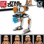 Fighter X Model Assembled Building Blocks Action Figure Mandalorian Troops Cartoon Bricks Toys Children Kids Gifts