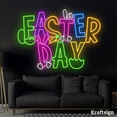 thumbnail image 4 of Craftnamesign Happy Easter Day Neon Sign, Easter Decoration, Easter Wall Art, Easter Gifts, 4 of 4