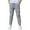 Grey, variant on KAUOD Boys Straight Uniform Pants Thin Cuff Elastic Waist Plain Long Trousers with Pockets Kids Pull on Casual Trousers