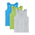 thumbnail image 2 of Yertdoel Girls Tank Tops 3 PC Kids Solid Crew Neck Sleeveless Undershirts Casual Athletic Tank Tops for Boys Girls, 1-13 Years, 2 of 9
