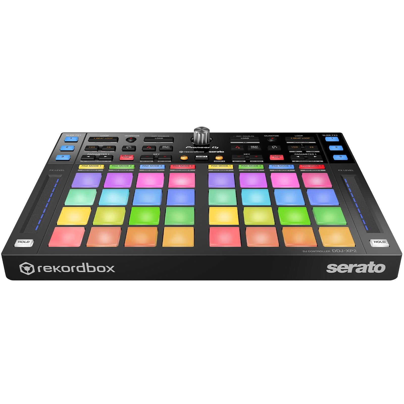 Pioneer DJ DDJ-XP2 Add-on Controller with Clutch Stingray Headphones Package
