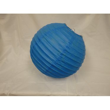 8" DARK BLUE CHINESE PAPER LANTERNS 10 COUNTS