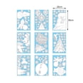 thumbnail image 7 of 9 Sheet Christmas Window Clings Xmas Stickers DIY for Party Bedroom Festival, 7 of 7
