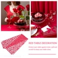 thumbnail image 3 of OULII Love Heart Runner Red Polyester 1Pack, 3 of 8