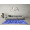 thumbnail image 3 of Ahgly Company Indoor Rectangle Oriental Blue Industrial Area Rugs, 7' x 9', 3 of 4
