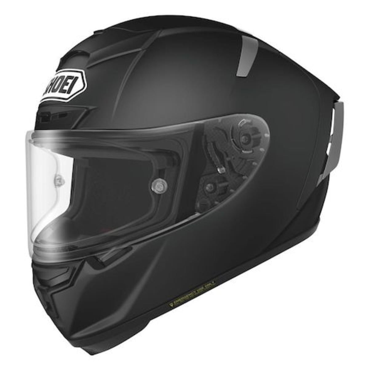 Shoei X-14 Full Shell Motorcycle Helmet with Dual Visor, Matte