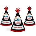 thumbnail image 7 of Big Dot of Happiness Let's Go Racing - Racecar - Cone Race Car Happy Birthday Party Hats for Kids and Adults - Set of 8 (Standard Size), 7 of 7