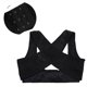 thumbnail image 1 of EeaseMX Corrector de postura para espalda y espalda para mujer, alivia la joroba y corrige la joroba, soporte para el pecho, talla S (negro), 1 of 7