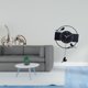 thumbnail image 2 of Estatua de elefante,Estatuas de elefantes de cerámica,figuras de elefantes,decoración,Reloj de pared,Reloj de pared con diseño de pájaro,reloj colgante de acrílico negro,Reloj de pared, 2 of 8