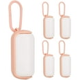 thumbnail image 1 of 5PCS Pet Waste Garbage Boxes, Clean Pet Waste Outdoor, Pet Litter Accessory(Pink+White), 1 of 8
