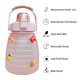 thumbnail image 2 of Botella de agua - Cute Belly Bottles Jarra de agua con marcador de tiempo 1.3L (rosa) Tmvgtek excursión de campamento, 2 of 9