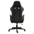 thumbnail image 7 of Gaming Chair Office Desk Chair Ergonomic Reclining Computer Chair Height Adjustable Swivel Recliner with Headrest Lumbar Support, Black Orange, 7 of 7