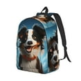 thumbnail image 2 of Xecao Playful Smile Cute Dog for Canvas College Laptop Backpack, Durable Rucksack Travel Notebook Bag School Backpack Book Bag for Men Women, 2 of 8