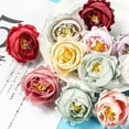 thumbnail image 5 of Happy date 10Pcs 4.5cm Artificial Flower Head Retro DIY Realistic Decorative Handcrafts Faux Rose Head Home Decor, 5 of 8