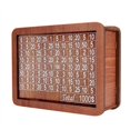 thumbnail image 1 of Alcancía de madera para niños y adultos, con contador, caja de ahorro de dinero, reutilizable, objetivo de conteo-A, 1 of 5